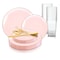 Smarty Had A Party Pink with Gold Organic Round Disposable Plastic Wedding Value Set, 360PK 930PGVS60 - alternate 1